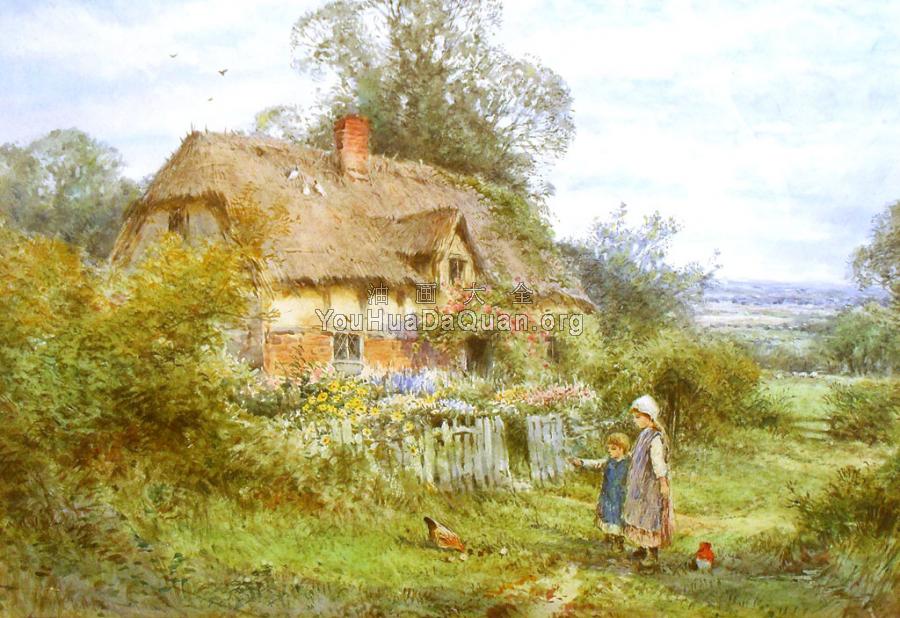 Watching the Chicks - 亨利·约翰·西尔维斯特·斯坦纳德